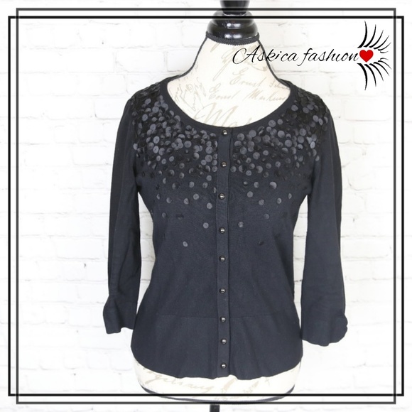 White House Black Market Sweaters - WHBM Black 3/4 sleeves Cardigan White House Black Market Sweaters - WHBM Black 3/4 sleeves Cardigan